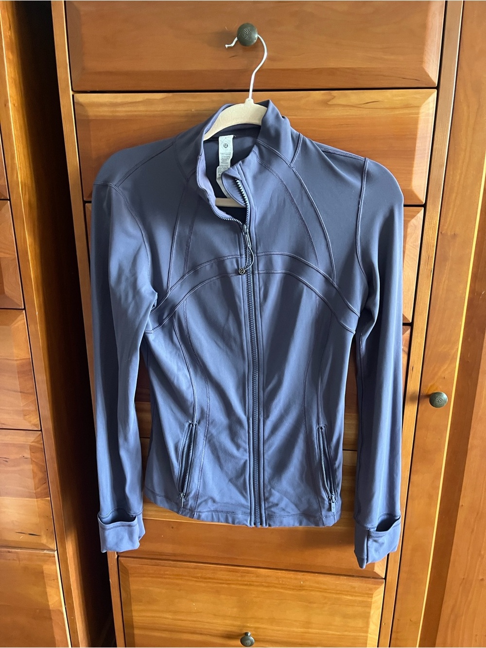 Lululemon Define jacket, size 8, purple/grey color